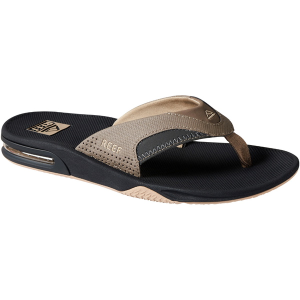 2026 Reef Mens Fanning Sandals CJ5502 - Fossil / Raven
